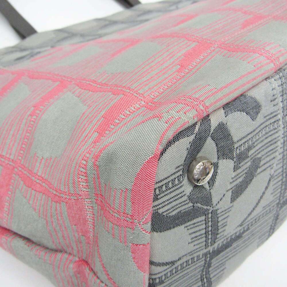 CHANEL Pink Canvas Tote Bag - Picture 5 of 16
